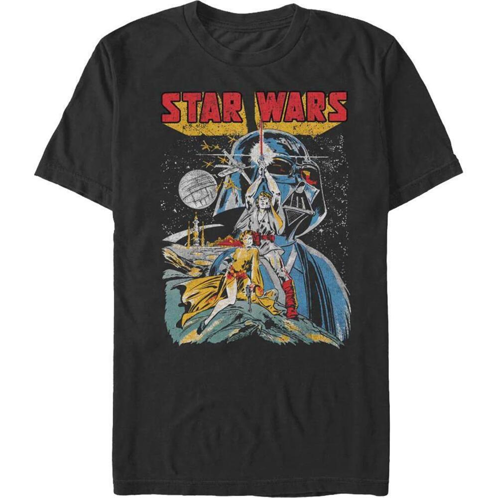 Distressed Episode Iv Poster Star Wars Tshirt